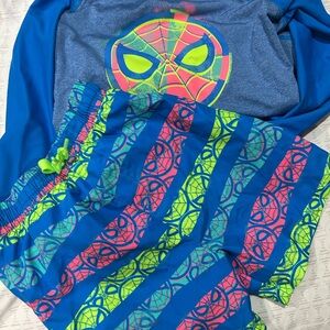 Marvel Blue and Green Kids' swim set